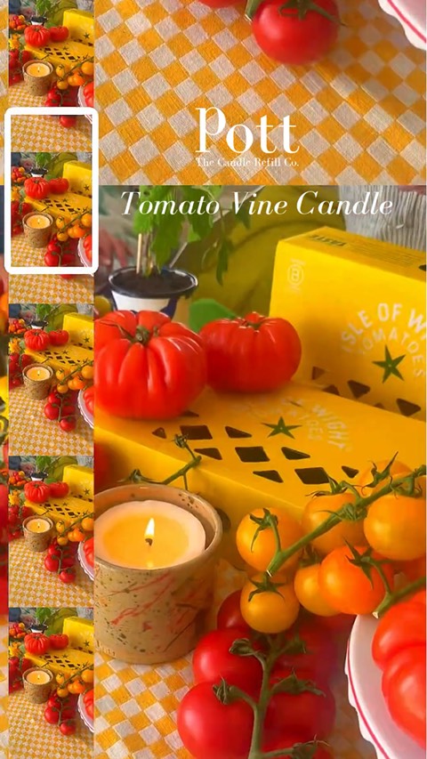 Styled table with Isle of Wight Tomatoes