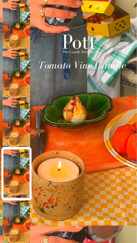 Styled table with Isle of Wight Tomatoes