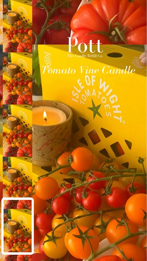 Styled table with Isle of Wight Tomatoes